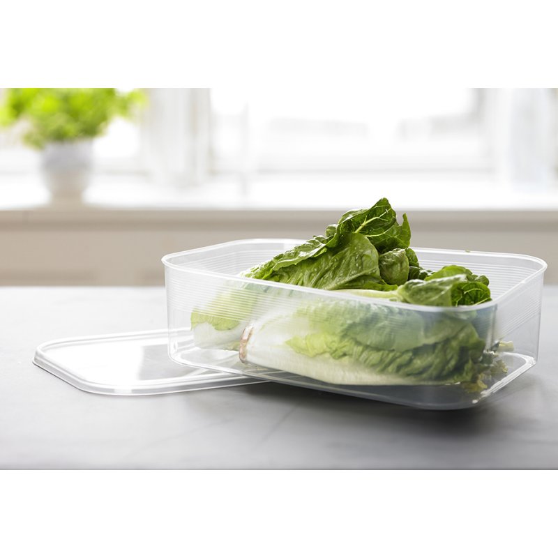 plast team Bac de congélation Helsinki, transparent, rectangulaire, 3,0 litre